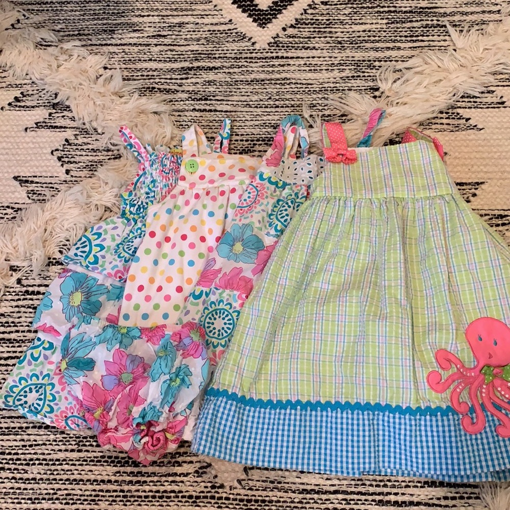 2t summer dress bundle of 4 dresses